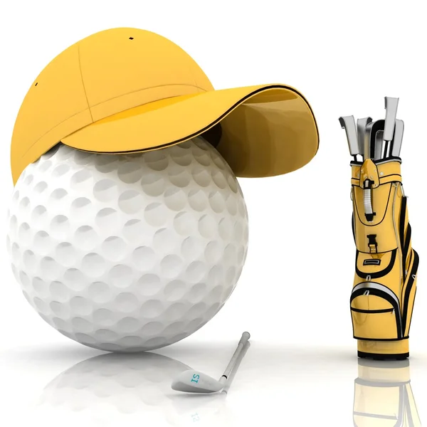 Pertenecer a jugar al golf — Foto de Stock