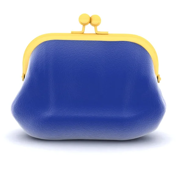 Blue purse — Stock Photo, Image