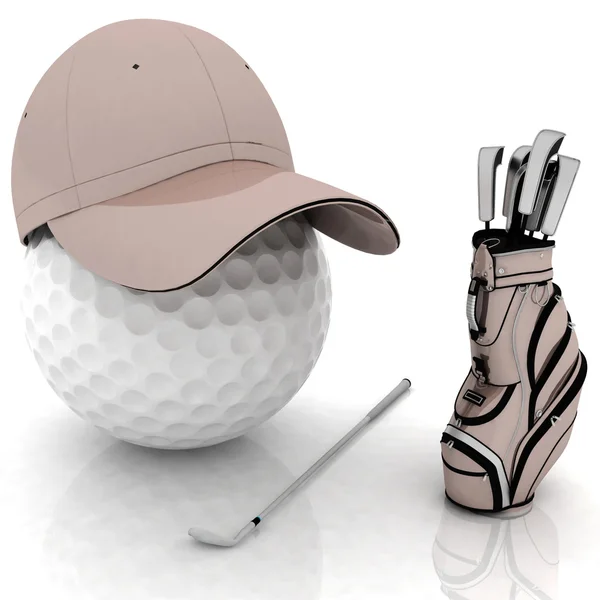 Pertenecer a jugar al golf —  Fotos de Stock