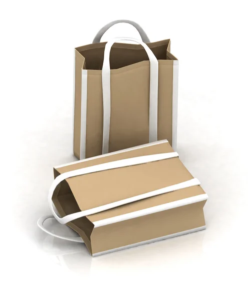 Ecological paper bags — Stock Photo, Image