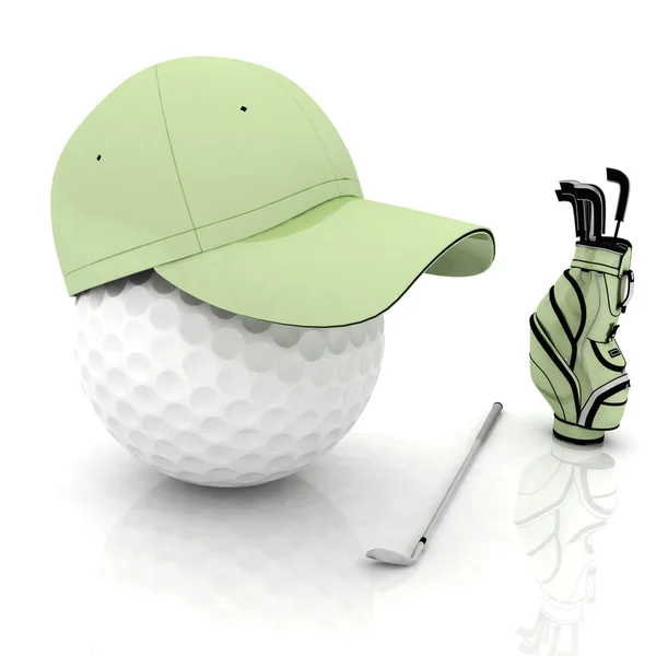 Pertenecer a jugar al golf —  Fotos de Stock