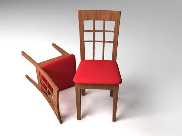 Cadeiras clássicas de madeira — Fotografia de Stock
