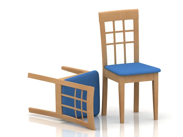 Ξύλινες καρέκλες κλασικό — Φωτογραφία Αρχείου