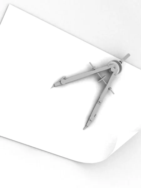 Drawing Compass — Stock Photo, Image