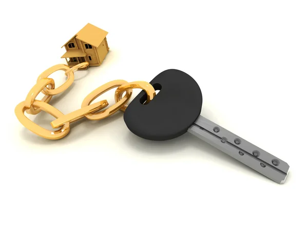 Klíč od domu — Stock fotografie