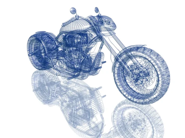Зображення 3D велосипеда — стокове фото
