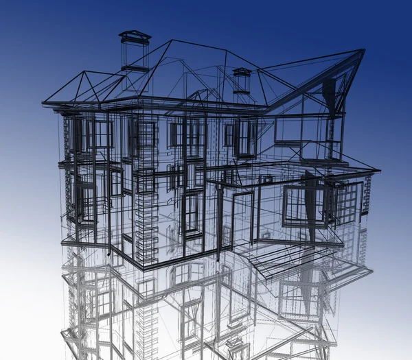 Streszczenie nowoczesnej architektury — Zdjęcie stockowe