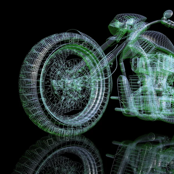 Picture of 3D bike — Stock Photo, Image
