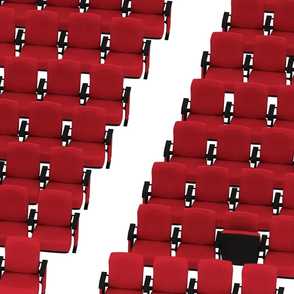 红色扶手椅 — 图库照片