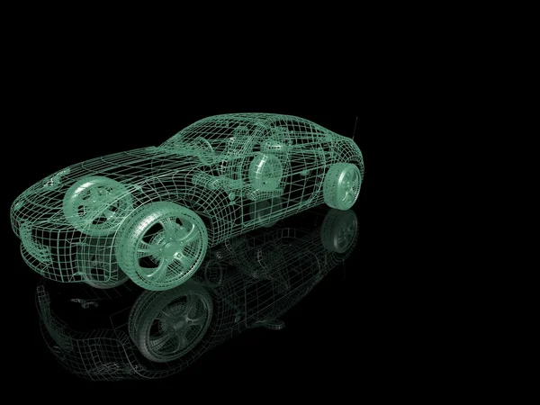 3D autó — Stock Fotó
