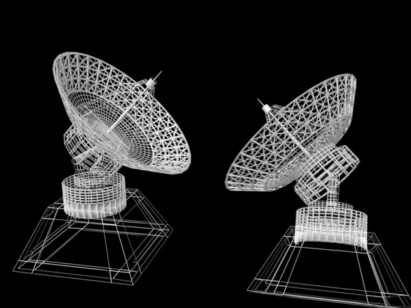 Çanak antenler — Stok fotoğraf