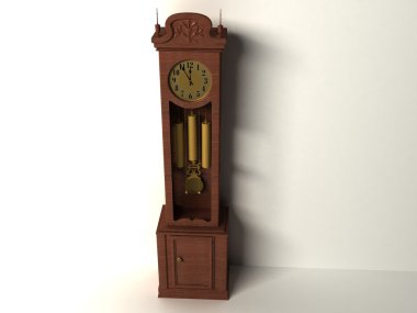 Old clock clipart