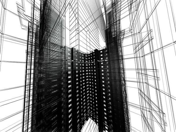 Arhitectură modernă abstractă — Fotografie, imagine de stoc