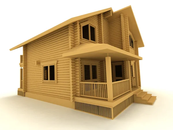 stock image Wooden house