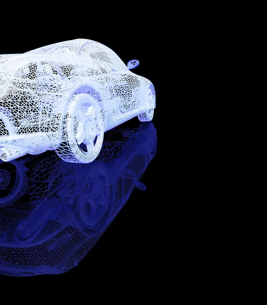 3D modele samochodów — Zdjęcie stockowe