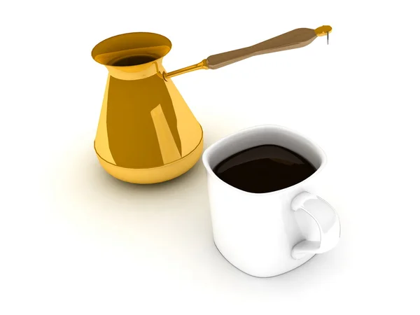 トルコ人とコーヒーのカップ — ストック写真