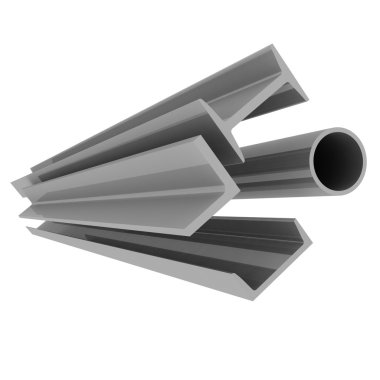 Steel profiles clipart