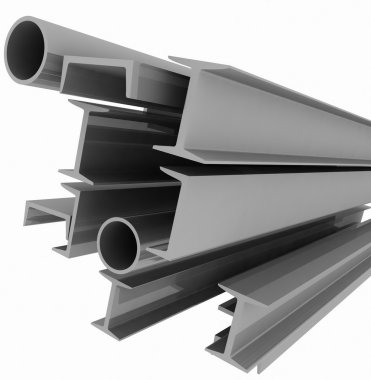 Steel profiles clipart