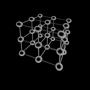 molekül kristal kafes