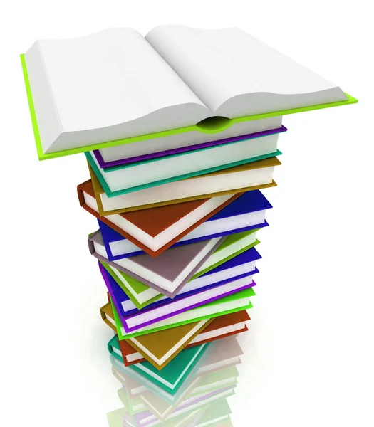 Bücherstapel — Stockfoto