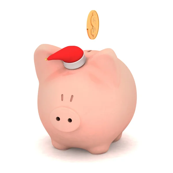 Happy Piggy Bank — Stock Photo, Image