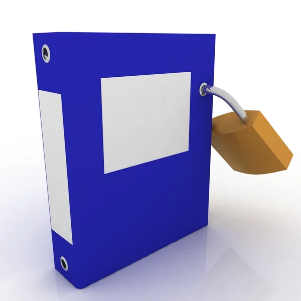 stock image Folder with the lock