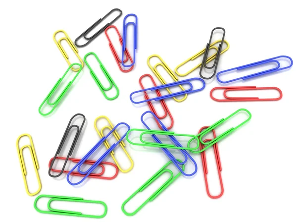 Clips for a paper — Stock Photo, Image