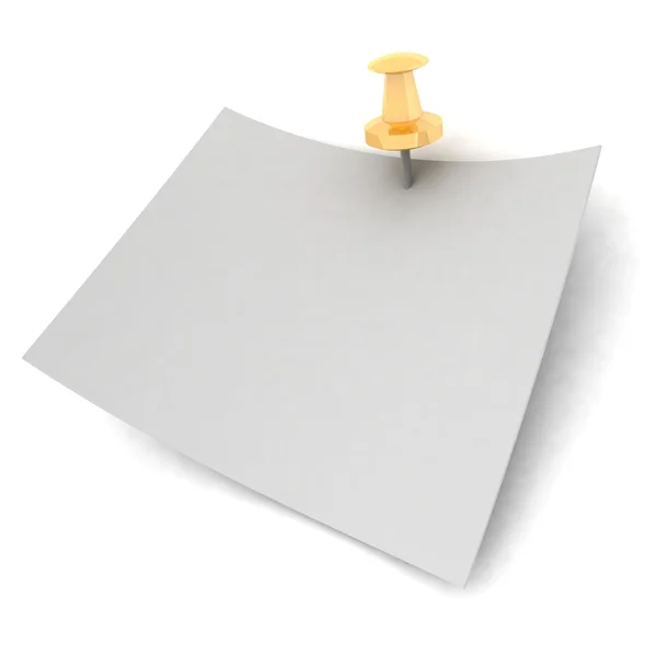 La hoja de papel — Foto de Stock