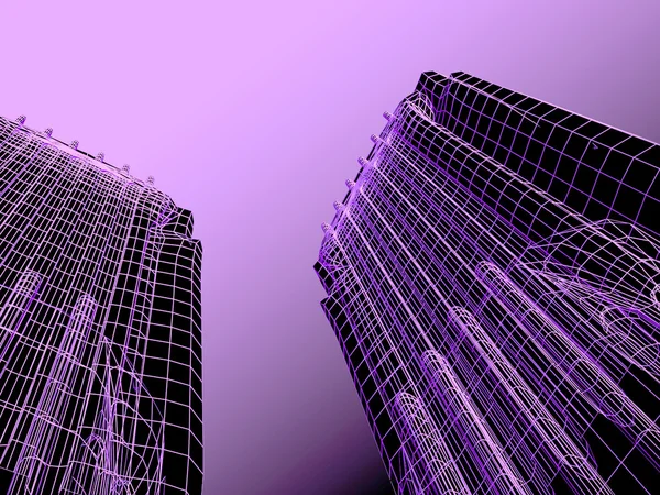Abstracte moderne architectuur — Stockfoto