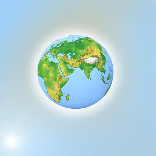Dünya'nın Küre — Stok fotoğraf