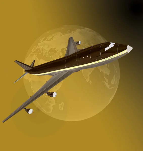 Vliegtuig — Stockfoto