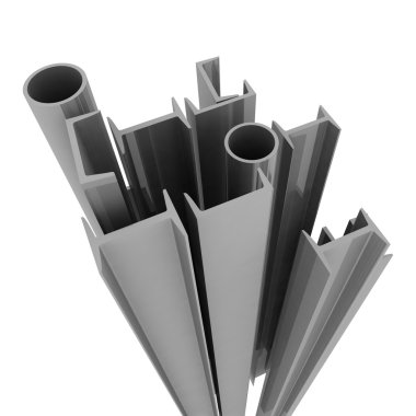 Steel profiles clipart