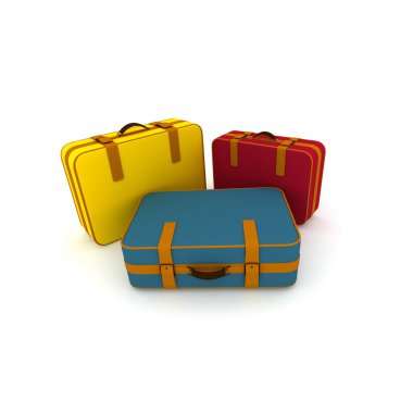 Suitcases clipart