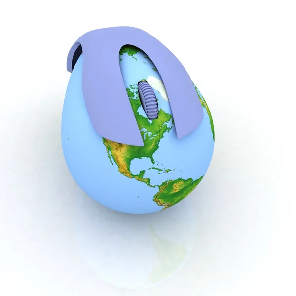 Globe Earth Online — Stock Photo, Image