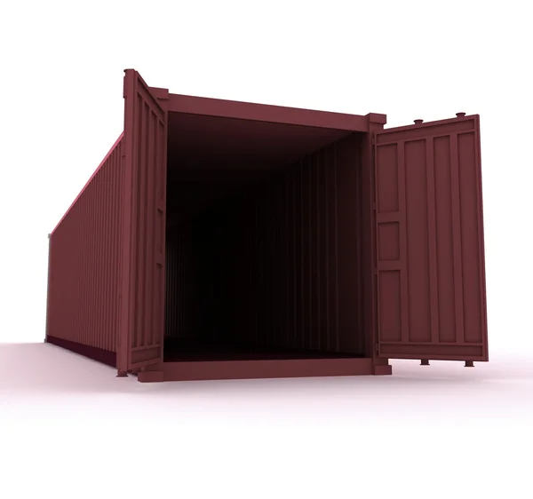 Öppen last container — Stockfoto