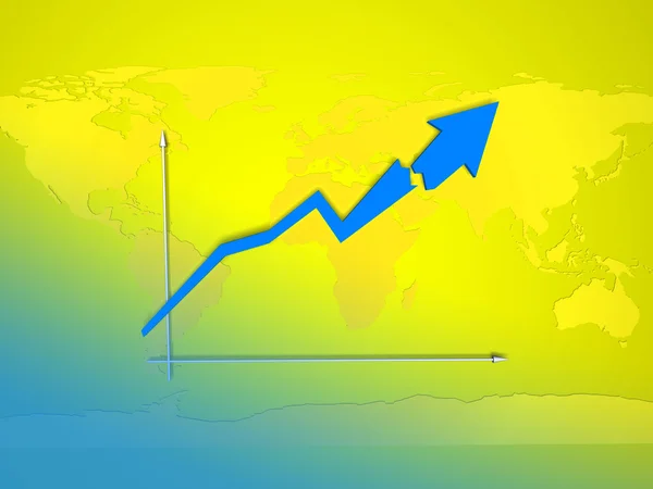 Diagram — Stockfoto