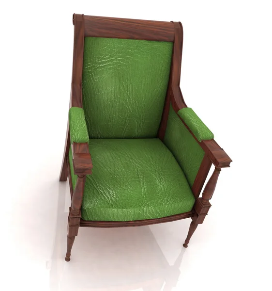 Cadeira de cotovelo velha — Fotografia de Stock
