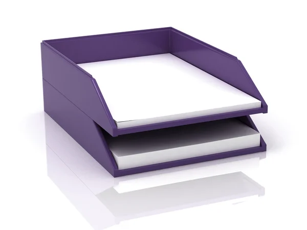 Trays for papers — Stock Photo, Image
