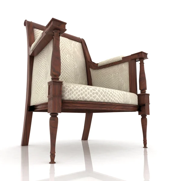 Alter Ellenbogen-Stuhl — Stockfoto
