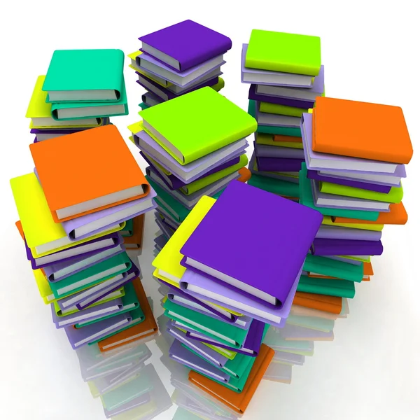 Stacks of books — Stock Photo, Image