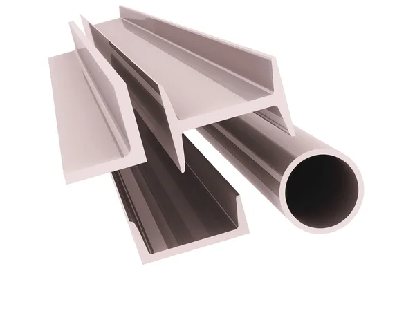 Steel profiles — Stock Photo, Image