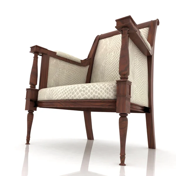 Alter Ellenbogen-Stuhl — Stockfoto