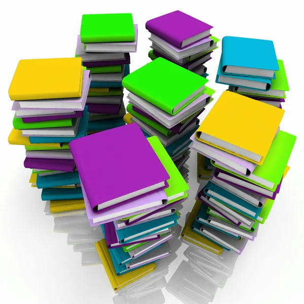 Stacks of books — Stock Photo, Image