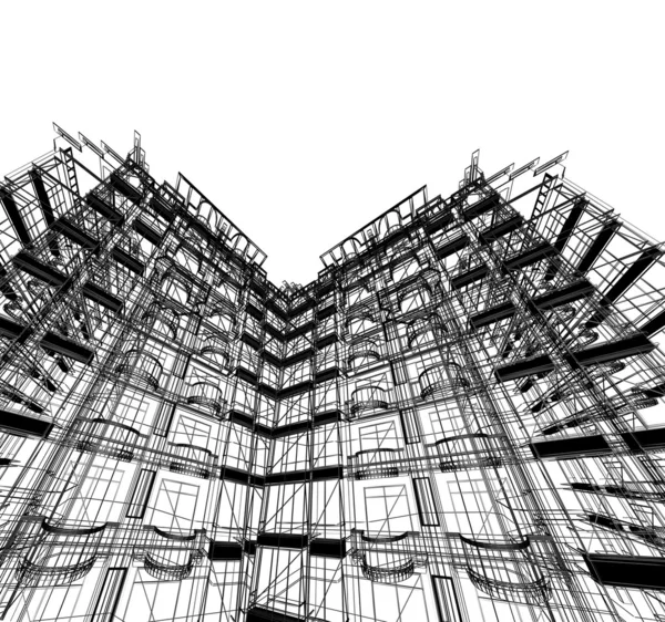 Arquitetura abstrata — Fotografia de Stock
