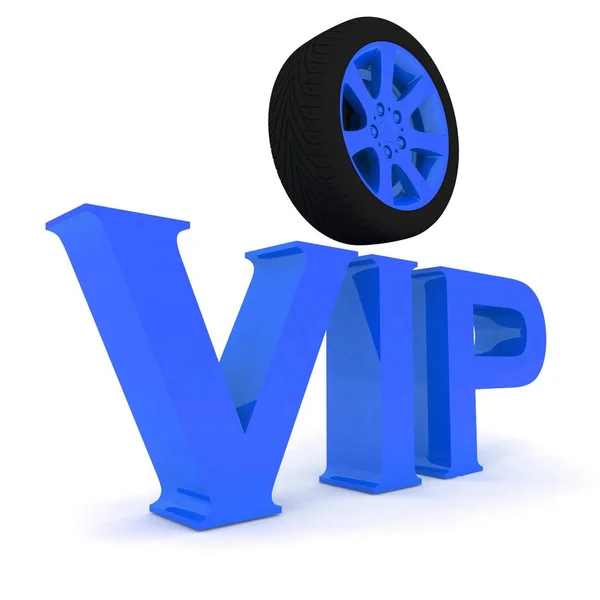 VIP met een wiel — Stockfoto