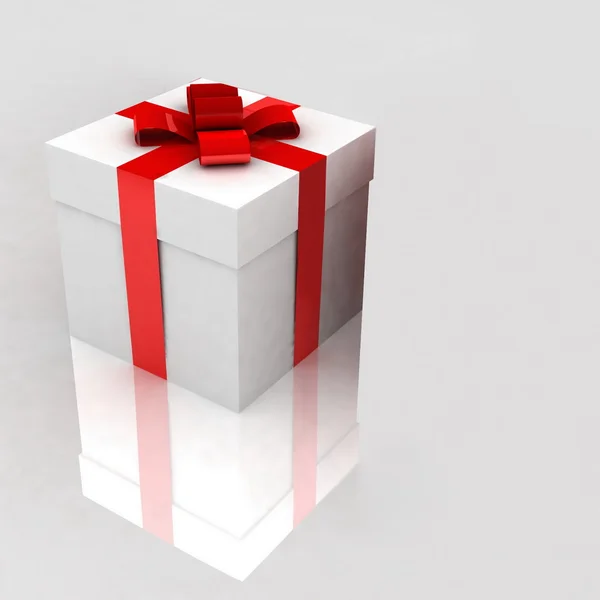 Gifts on white — Stock Photo, Image