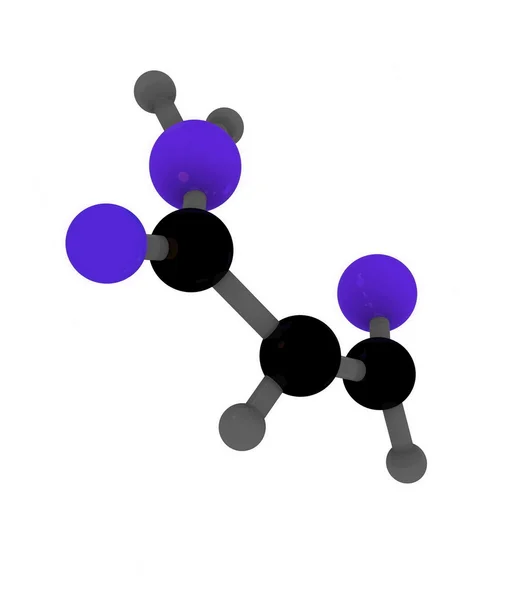Molecule on white — Stock Photo, Image