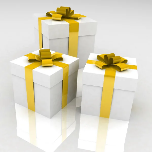 Ajándék dobozok — Stock Fotó