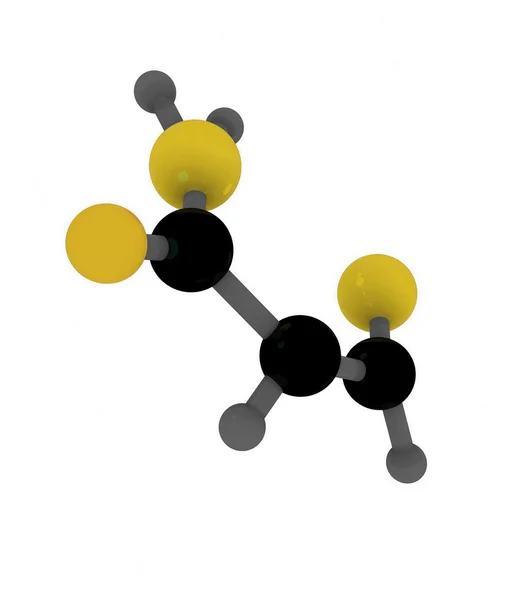 Molécula sobre blanco — Foto de Stock