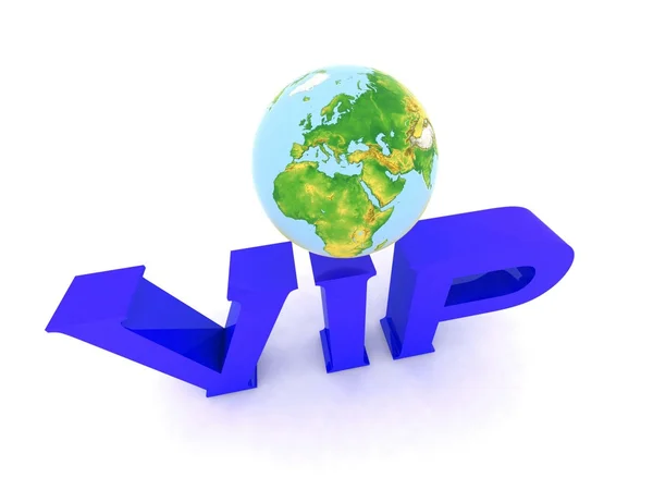 VIP globo Europa — Fotografia de Stock